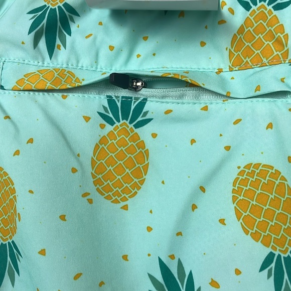 🍍 New Member’s Mark Resort Pineapple Print Swimming Trunks Men’s Size L - Picture 4 of 9